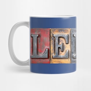 Leeds - Vintage AI Generated Street Sign Mug